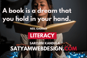 A book is a dream that you hold in your hand.” —Neil Gaiman