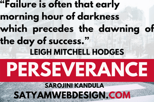 Failure is often that early morning..” —Leigh Mitchell Hodges
