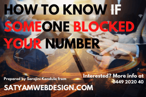 How to Know If Someone Blocked Your Number
